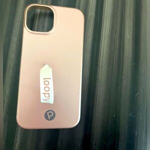 Rose gold iPhone 13/14 Loopy case